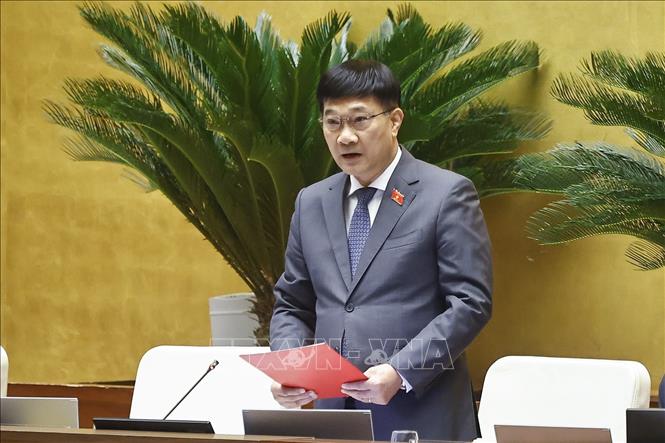 Phó Chủ tịch Quốc hội Vũ Hồng Thanh phát biểu. Ảnh: Doãn Tấn - TTXVN