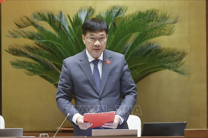 Phó Chủ tịch Quốc hội Vũ Hồng Thanh phát biểu. Ảnh: Doãn Tấn - TTXVN