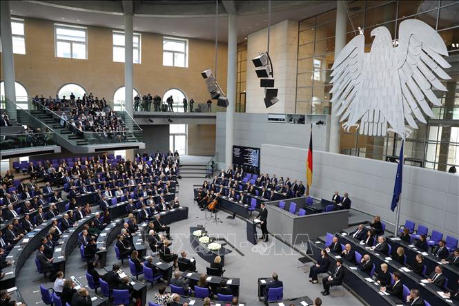 Toàn cảnh một phiên họp của Quốc hội Đức tại Berlin. Ảnh: THX/TTXVN