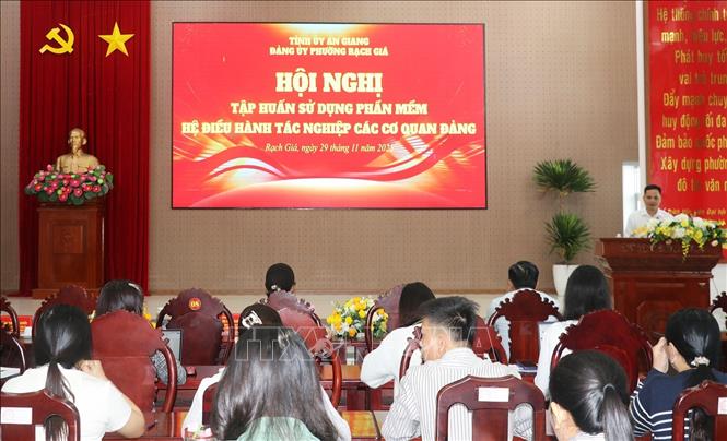 Quang cảnh lớp tập huấn. Lê Huy Hải - TTXVN