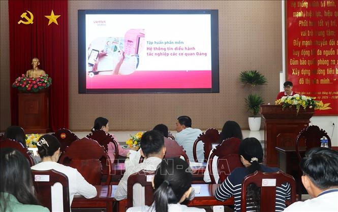 Quang cảnh lớp tập huấn. Lê Huy Hải - TTXVN