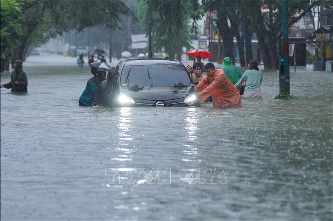 Ngập lụt tại Medan, Bắc Sumatra, Indonesia ngày 27/11/2025. Ảnh: THX/TTXVN