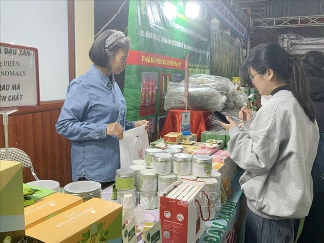 Người dân Hải Phòng tham quan, mua sắm sản phẩm. Ảnh: Mạnh Minh – TTXVN