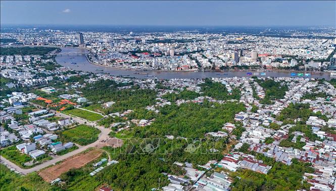 Một góc thành phố Cần Thơ. Ảnh: Thanh Liêm - TTXVN