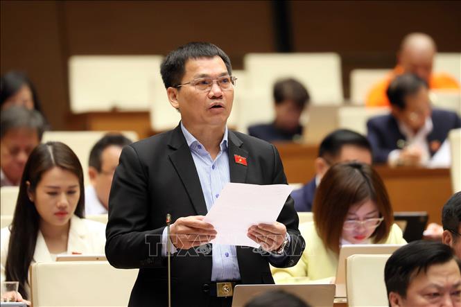 Đại biểu Quốc hội tỉnh Lâm Đồng Dương Khắc Mai phát biểu. Ảnh: An Đăng - TTXVN