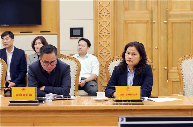 Các đại biểu tham dự cuộc họp. Ảnh: Phạm Kiên - TTXVN