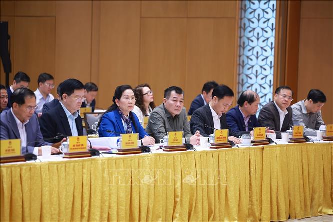 Các đại biểu dự Hội nghị của Đảng uỷ Chính phủ tổng kết công tác phòng, chống tham nhũng, lãng phí, tiêu cực. Ảnh: Dương Giang-TTXVN