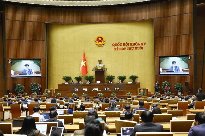 Quang cảnh phiên họp. Ảnh: Doãn Tấn - TTXVN