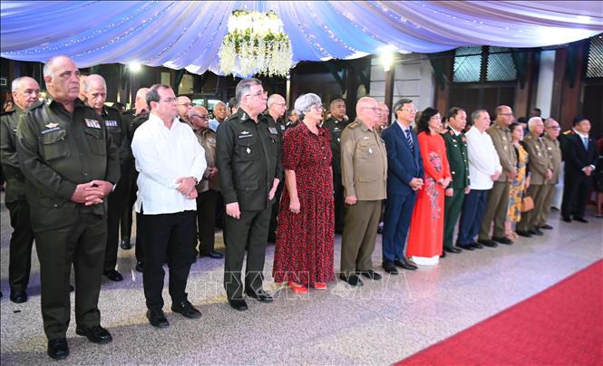 Các đại biểu tham dự buổi lễ. Ảnh: Việt Hùng- PV TTXVN tại Cuba