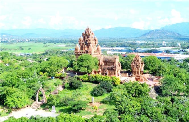 Vẻ đẹp của Di tích quốc gia đặc biệt Tháp Pô Klong Garai (phường Đô Vinh, Khánh Hòa). Ảnh: Nguyễn Thành – TTXVN