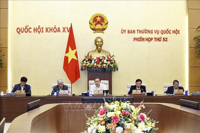 Chủ tịch Quốc hội Trần Thanh Mẫn phát biểu. Ảnh: Doãn Tấn - TTXVN