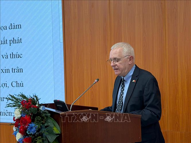 Đại sứ Marcos Antonio Bednarski nhận định, quan hệ giữa hai nước Việt Nam – Argentina đã đạt được nhiều kết quả tích cực nhưng vẫn còn dư địa lớn, đặc biệt trong thương mại và khoa học, công nghệ. Thanh Hương - TTXVN