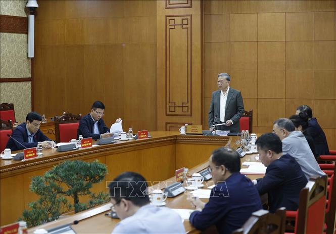 Tổng Bí thư Tô Lâm phát biểu. Ảnh: Thống Nhất – TTXVN