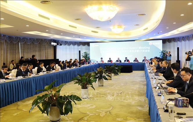 Hội nghị Ban chấp hành Tổ chức các hãng thông tấn châu Á – Thái Bình Dương lần thứ 57. Ảnh: Công Tuyên - PV TTXVN tại Trung Quốc