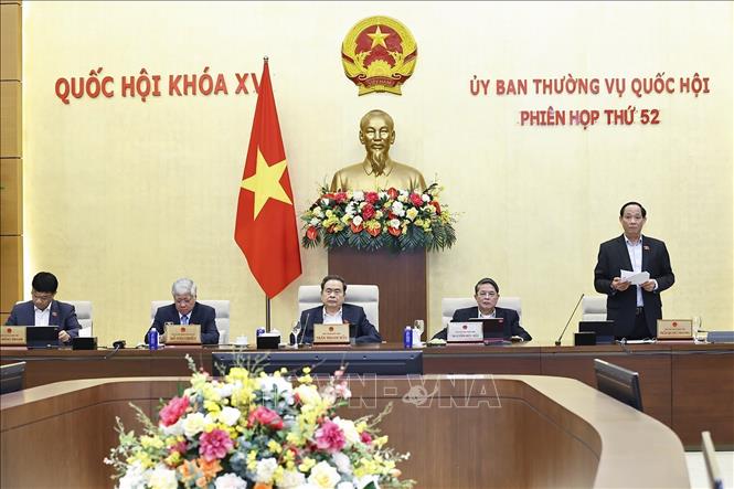 Phó Chủ tịch Quốc hội Trần Quang Phương phát biểu. Ảnh: Doãn Tấn - TTXVN