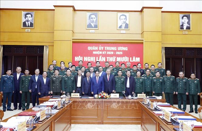 Tổng Bí thư Tô Lâm và các đại biểu. Ảnh: Thống Nhất – TTXVN