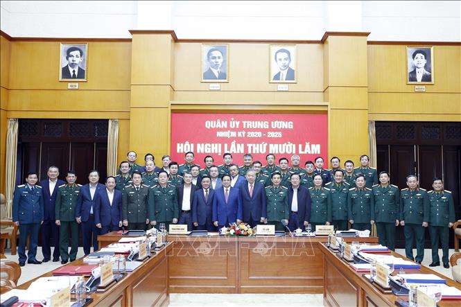 Tổng Bí thư Tô Lâm và các đại biểu. Ảnh: Thống Nhất – TTXVN