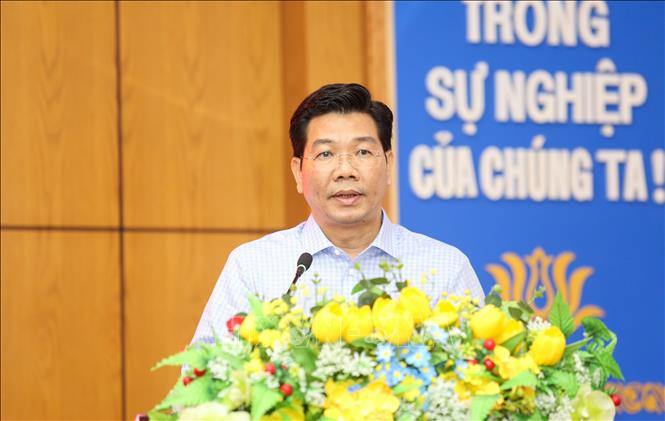 Ông Nguyễn Mạnh Hùng, Phó Bí thư Tỉnh ủy, Chủ tịch HĐND tỉnh Tây Ninh, phát biểu. Ảnh: Giang Phương – TTXVN