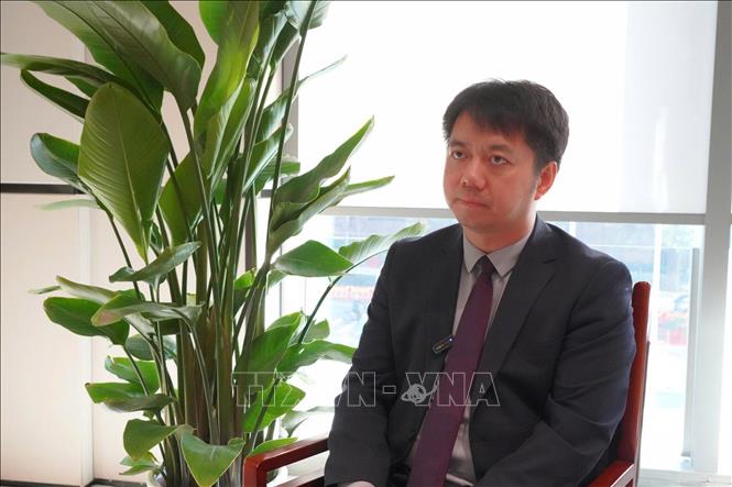 Ông Vương Văn, Viện trưởng Viện Nghiên cứu Tài chính Trùng Dương thuộc Đại học Nhân dân Trung Quốc, cho biết từ góc độ kinh tế khu vực, Việt Nam chắc chắn là một trong những quốc gia nhiều triển vọng nhất. Ảnh: Quang Hưng - PV TTXVN tại Trung Quốc