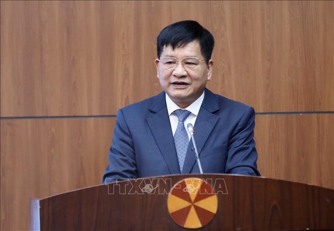 Đồng chí Lê Thành Đô, Phó Bí thư Tỉnh ủy, Chủ tịch HĐND tỉnh Điện Biên, phát biểu tại Hội nghị. Ảnh: Trung Kiên - TTXVN