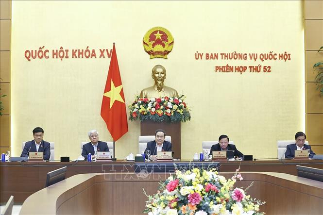 Chủ tịch Quốc hội Trần Thanh Mẫn phát biểu. Ảnh: Doãn Tấn - TTXVN