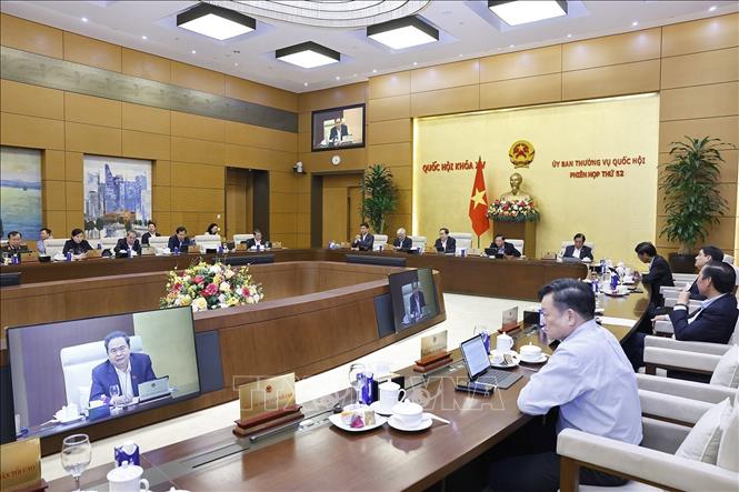 Chủ tịch Quốc hội Trần Thanh Mẫn phát biểu. Ảnh: Doãn Tấn - TTXVN