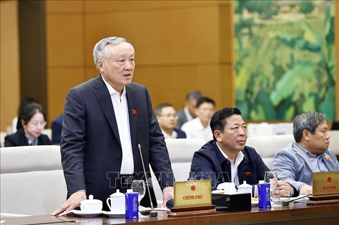 Phó Thủ tướng Thường trực Chính phủ Nguyễn Hòa Bình phát biểu. Ảnh: Doãn Tấn - TTXVN