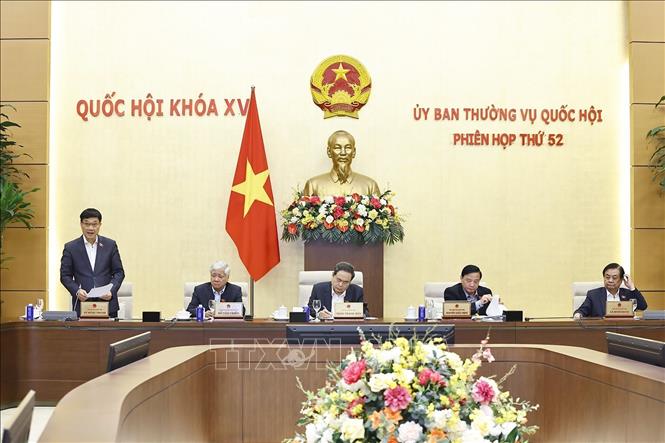 Phó Chủ tịch Quốc hội Vũ Hồng Thanh phát biểu. Ảnh: Doãn Tấn - TTXVN