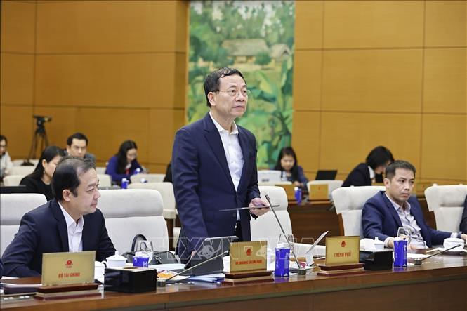 Bộ trưởng Bộ Khoa học và Công nghệ Nguyễn Mạnh Hùng phát biểu. Ảnh: Doãn Tấn - TTXVN