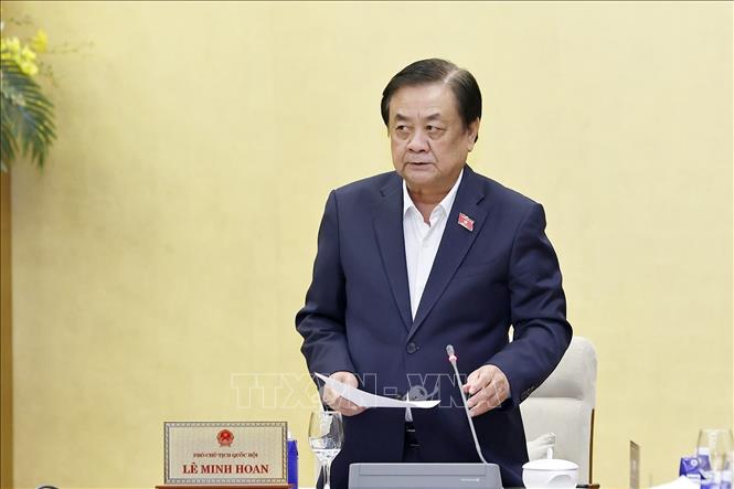 Phó Chủ tịch Quốc hội Lê Minh Hoan phát biểu. Ảnh: Doãn Tấn - TTXVN