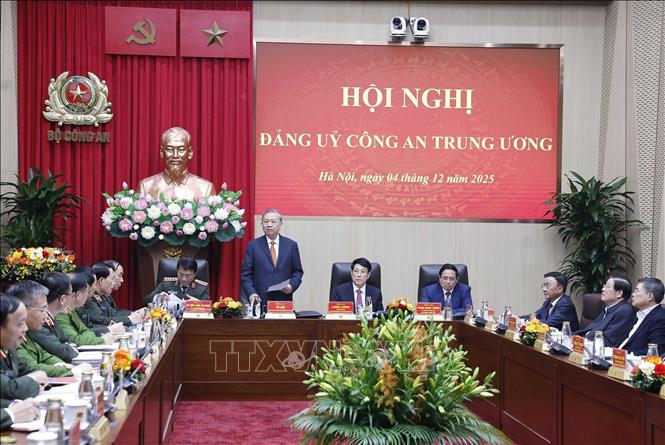 Tổng Bí thư Tô Lâm phát biểu. Ảnh: Thống Nhất – TTXVN