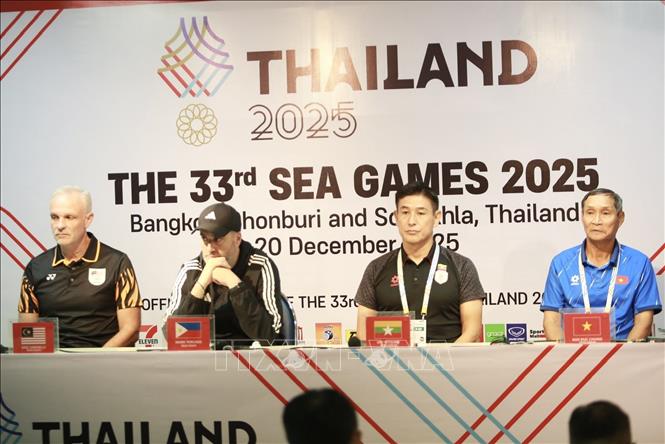 Quang cảnh Họp báo. Ảnh: TTXVN phát