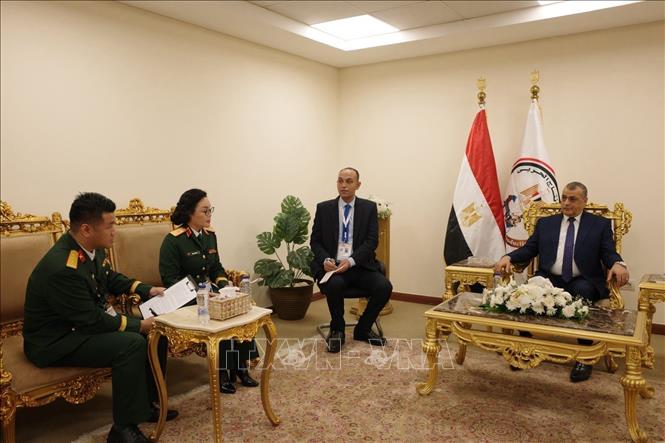 A view of the meeting. VNA Photo/Photo by courtesy