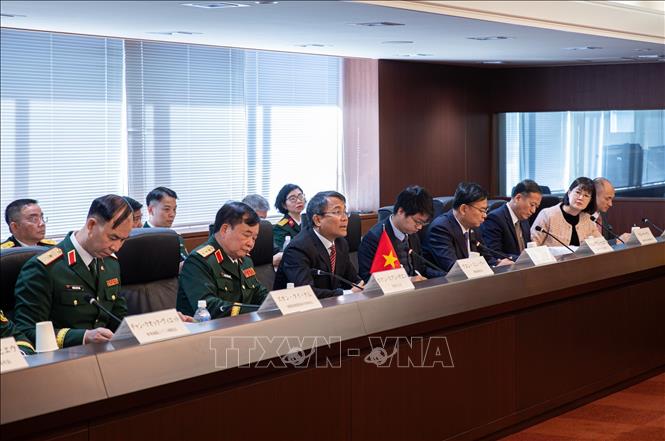 Standing Deputy Minister of Foreign Affairs Nguyen Minh Vu speaks at the Consultation. VNA Photo