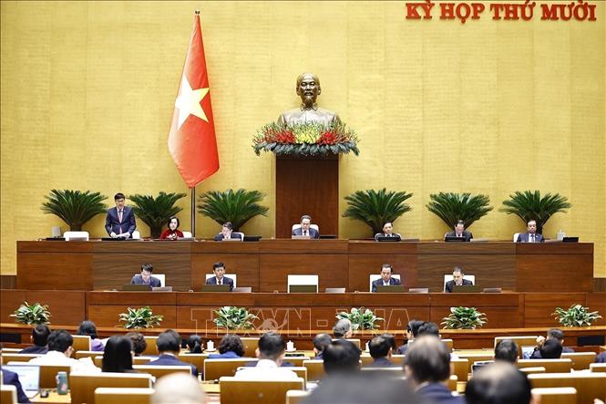 Phó Chủ tịch Quốc hội Vũ Hồng Thanh phát biểu. Ảnh: Doãn Tấn - TTXVN