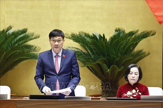 Phó Chủ tịch Quốc hội Vũ Hồng Thanh phát biểu. Ảnh: Doãn Tấn - TTXVN