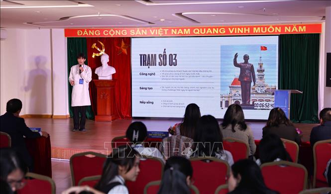 Cuộc thi góp phần cụ thể hóa chủ trương của Đảng, Nhà nước về phát triển công nghiệp văn hóa; thúc đẩy xây dựng con người Hà Nội hiện đại, văn minh, nhân ái và trách nhiệm với cộng đồng. Ảnh: Thanh Tùng - TTXVN