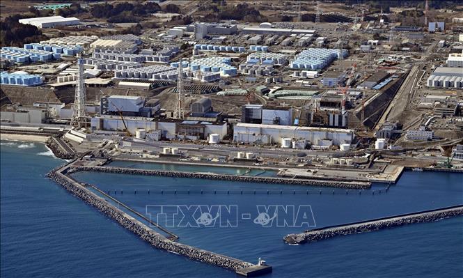 Nhà máy Điện hạt nhân Fukushima Daiichi ở tỉnh Fukushima, Nhật Bản. Ảnh: Kyodo/TTXVN