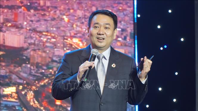  Ông Lê Trí Thông, Chủ tịch Hội Doanh nhân trẻ TP. Hồ Chí Minh phát biểu tại Hội thảo. Ảnh: Hương Giang - TTXVN