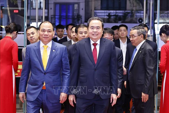 Chủ tịch Quốc hội Trần Thanh Mẫn dự Lễ trao giải VinFuture lần thứ 5 - năm 2025. Ảnh: Doãn Tấn - TTXVN