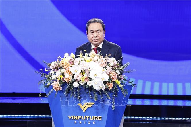 Chủ tịch Quốc hội Trần Thanh Mẫn phát biểu. Ảnh: Doãn Tấn - TTXVN