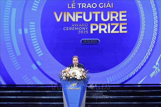 Chủ tịch Quốc hội Trần Thanh Mẫn phát biểu. Ảnh: Doãn Tấn - TTXVN