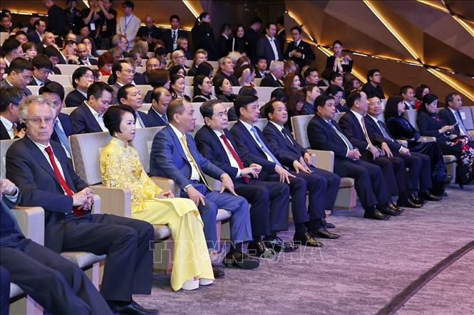 Delegates at the event.  VNA Photo: Hoàng Hiếu 
