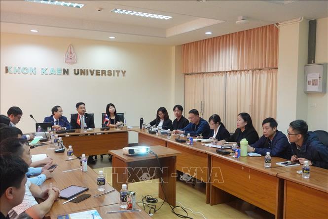 Quang cảnh buổi làm việc. Ảnh: TTXVN phát