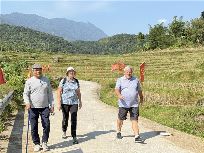 International visitors consider Pu Luong a favorite stop on their travel itinerary. Photo: Hoa Mai – VNA