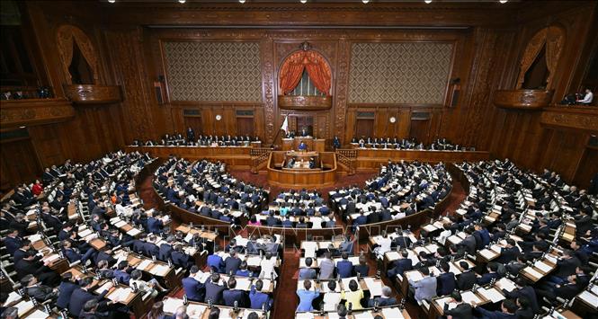 Toàn cảnh phiên họp tại Quốc hội Nhật Bản tại Tokyo, ngày 24/10/2025. Ảnh: Kyodo/TTXVN