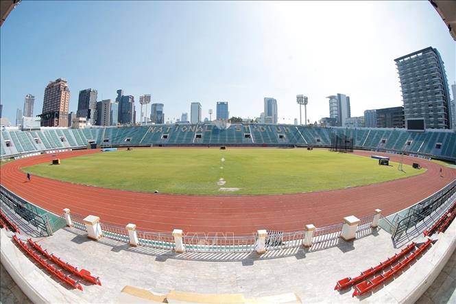 Đội tuyển điền kinh Việt Nam tham dự SEA Games 33 với lực lượng đông đảo nhất trong số các môn, với 50 tuyển thủ và đặt chỉ tiêu 12 HC vàng. Ảnh: Minh Quyết - PV TTXVN tại Thái Lan
