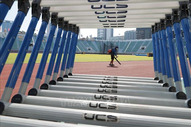 Các công đoạn cuối cùng đang được gấp rút hoàn thiện. Ảnh: Minh Quyết - PV TTXVN tại Thái Lan