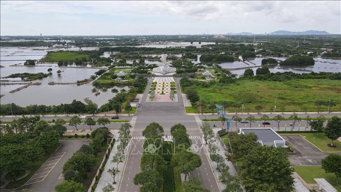 Khu đất công tại phường Bà Rịa, TP. Hồ Chí Minh, được trưng dụng làm Tượng đài Tiểu đoàn 445 Anh hùng thuộc dự án Công viên Chiến thắng mới khánh thành cuối năm 2024. Ảnh: Huỳnh Sơn-TTXVN