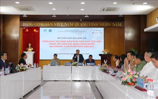 Quang cảnh hội thảo. Ảnh: Thanh Vũ-TTXVN